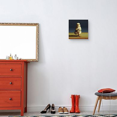 Yoga Chick Tree Pose Canvas Wall Art