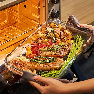 Sorbus 8-Piece Deep Glass Baking Dish Set with Lids