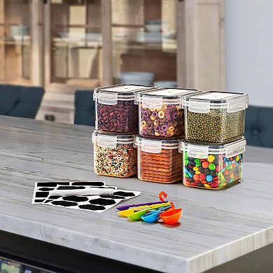Sorbus 6 Pack (0.8L/27.05 Oz) Airtight Food Storage Containers