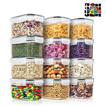 Sorbus 12 Pack (0.8L/27.05 Oz) Airtight Food Storage Containers