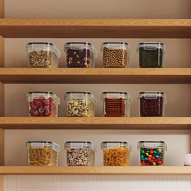 Sorbus 12 Pack (0.8L/27.05 Oz) Airtight Food Storage Containers