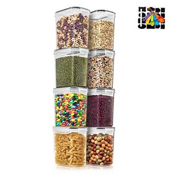 Sorbus 8 Pack (1.6L/54.10 Oz) Airtight Food Storage Containers