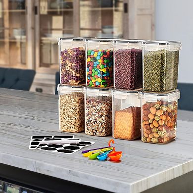 Sorbus 8 Pack (1.6L/54.10 Oz) Airtight Food Storage Containers