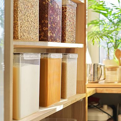 Sorbus 6 Pack (6.5L/219.79 Oz) Airtight Food Storage Containers