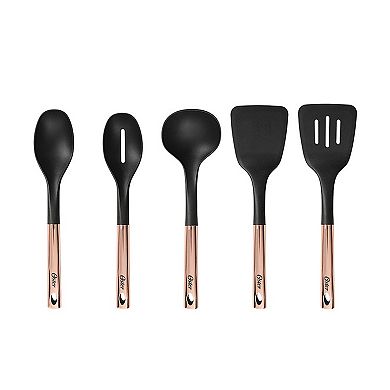 Kitchen Bliss Kitchen Tools Set with Rose Gold Handle, Set of 5
