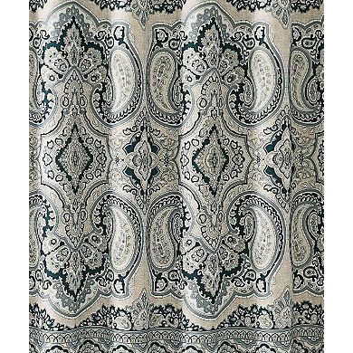 Kate Aurora French Chateau Paisley Chic Premium Fabric Shower Curtain