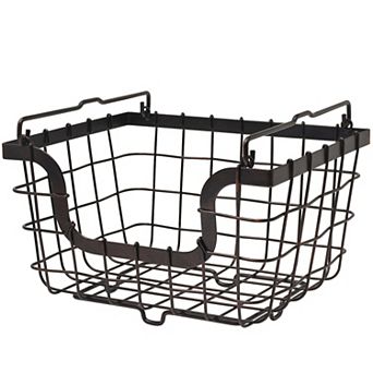 Gourmet Basics Stacking and Nesting Wire Basket