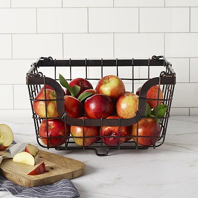 Gourmet Basics Stacking and Nesting Wire Basket