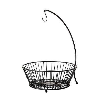 Gourmet Basics Tully 2-Tier Basket with Banana Hook