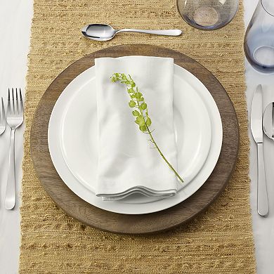 Gourmet Basics Mikasa Gourmet Basics Set of 4 Round Charger Plates