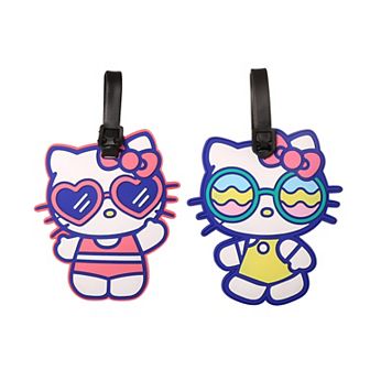Hello Kitty 2 pc Luggage Tag Set