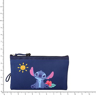 Disney Stitch Hawaiian Print 3-pc. Travel Pouch Set