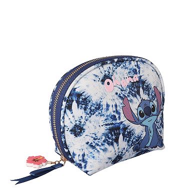 Disney Stitch Ohana Tie-Dye Dome Cosmetic Bag