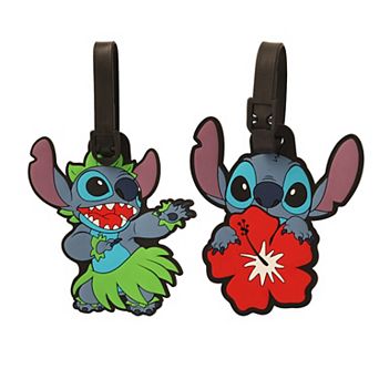 Disney Stitch Flower 2 pc Luggage Tag Set