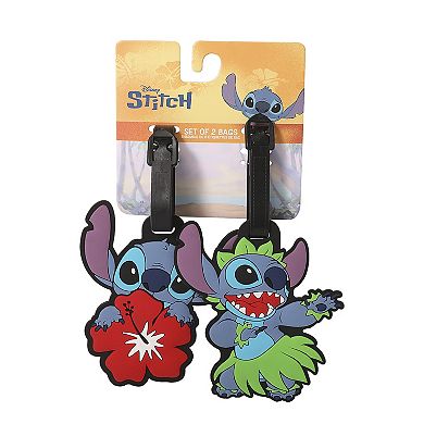 Disney Stitch Flower 2-pc. Luggage Tag Set