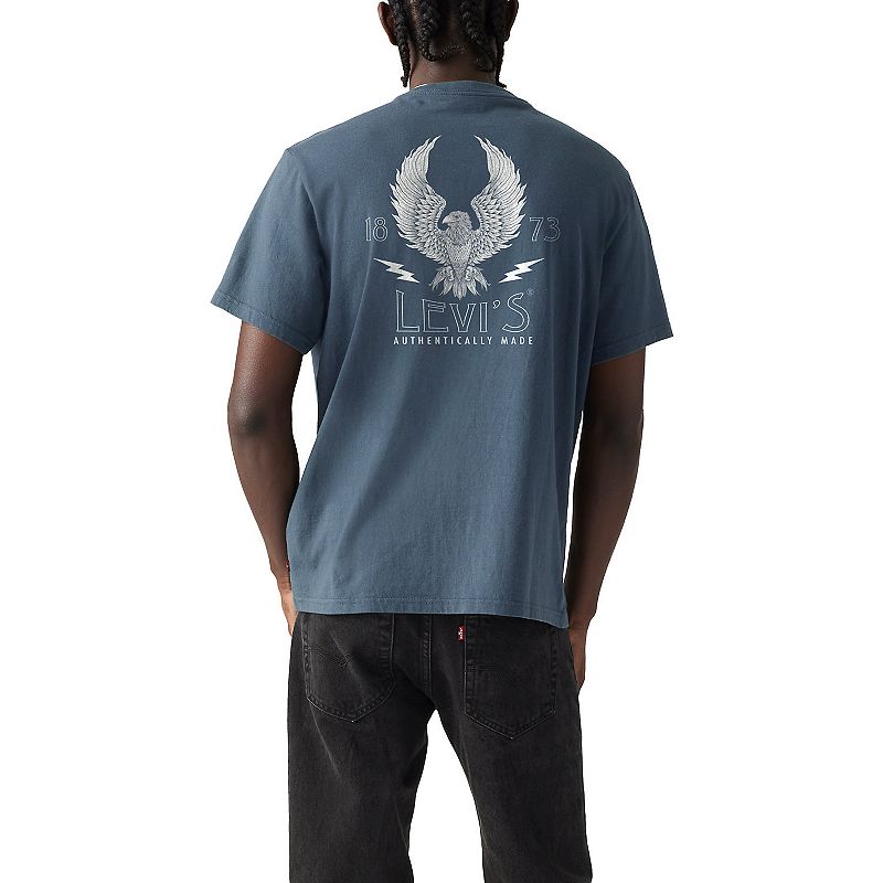UPC 198627842094 product image for Men's Levi's® Short Sleeve Graphic Tee, Size: Small, Silver | upcitemdb.com