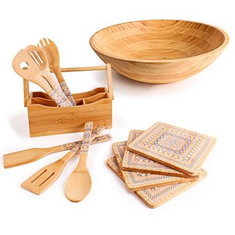 BergHOFF Bamboo 12 pc Kitchen Accessory Set