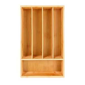BergHOFF Bamboo 5-Slot Flatware Organizer