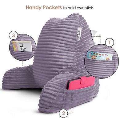 Nestl Standard Cut Plush Reading Pillow