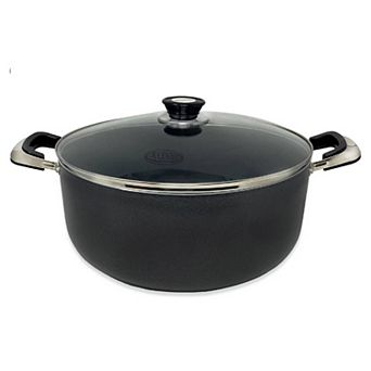 Alpine Cuisine 18-qt Non-stick Stock Pot With Tempered Glass Lid & Carrying Handles, Multi-purpose
