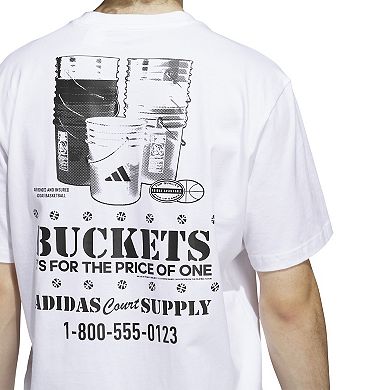 Men's adidas Get Buckets Graphic Basketball Tee