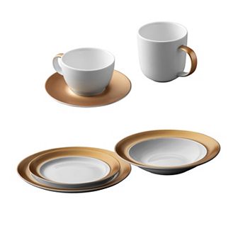 BergHOFF GEM Porcelain 6 pc Dinnerware Place Setting