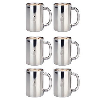 BergHOFF 6 pc 18/10 Stainless Steel 12 oz Mug Set