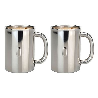 BergHOFF 6-Piece 18/10 Stainless Steel 12 oz Mug Set