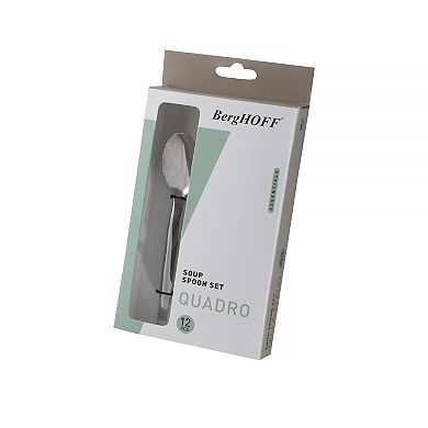 BergHOFF Essentials 12-pc. Quadro Stainless Steel Soup Spoon Set