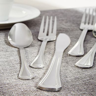 BergHOFF Essentials 20-Piece 18/10 Stainless Steel Flatware Set