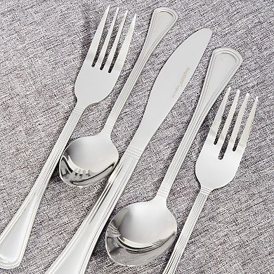 BergHOFF Essentials 20-Piece 18/10 Stainless Steel Flatware Set