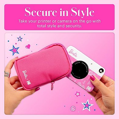Barbie x Kodak Soft Travel Case with Zipper Closure and Crossbody Shoulder Bag (Case Only)