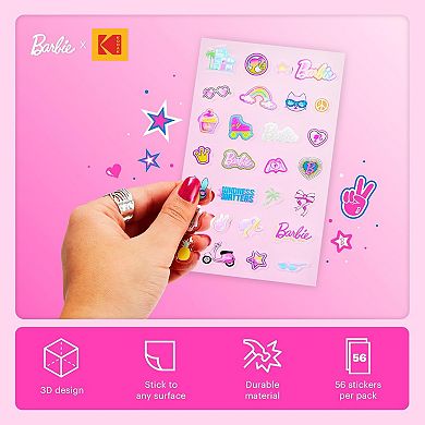 Barbie x Kodak Colorful & Decorative Barbie-Themed Sticker Sets for Barbie Photo