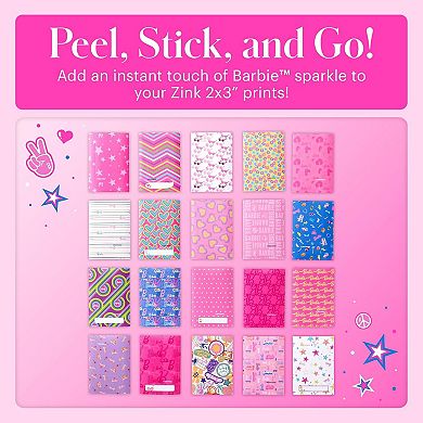 Barbie x Kodak Colorful & Decorative Barbie-Themed Sticker Frames for 2x3” Photo Projects