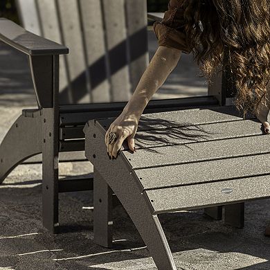 POLYWOOD Nautical Curveback Adirondack Chair