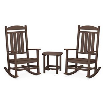 POLYWOOD Outdoor Presidential Rocker 3 pc Set