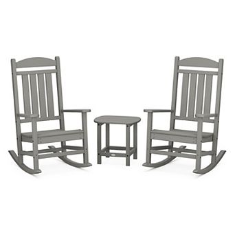 POLYWOOD Outdoor Presidential Rocker 3 pc Set