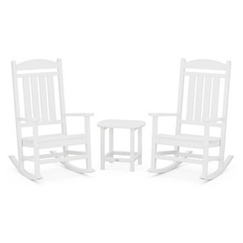 POLYWOOD Outdoor Presidential Rocker 3 pc Set