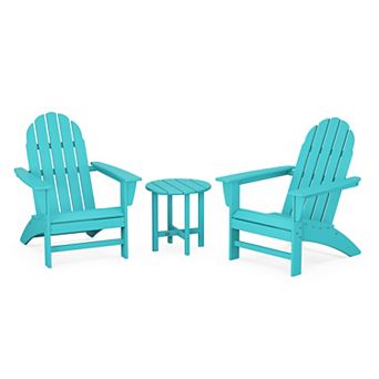 POLYWOOD Vineyard Outdoor Adirondack 3 pc Set