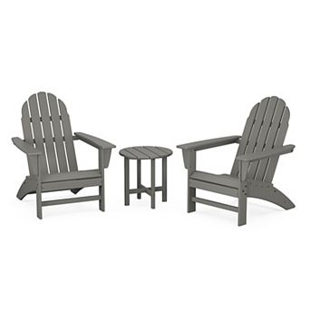 POLYWOOD Vineyard Outdoor Adirondack 3 pc Set