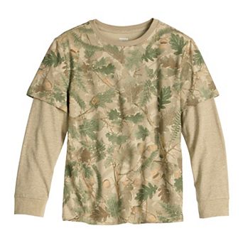 Boys 8-20 Sonoma Goods For Life® Layered Long Sleeve Twofer Graphic Tee in Regular & Husky