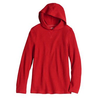 Boys 8-20 Sonoma Goods For Life® Supersoft Waffle Hoodie in Regular & Husky