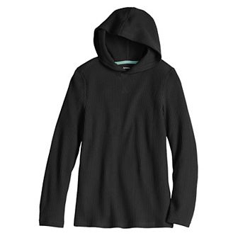 Boys 8-20 Sonoma Goods For Life® Supersoft Waffle Hoodie in Regular & Husky