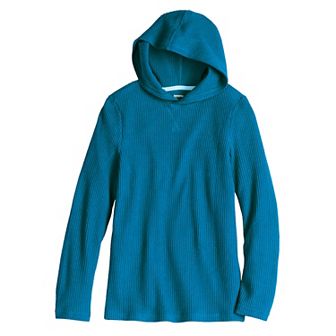 Boys 8-20 Sonoma Goods For Life® Supersoft Waffle Hoodie in Regular & Husky