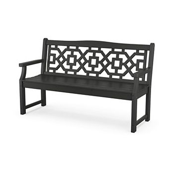 Martha Stewart by POLYWOOD Chinoiserie Outdoor Garden Bench