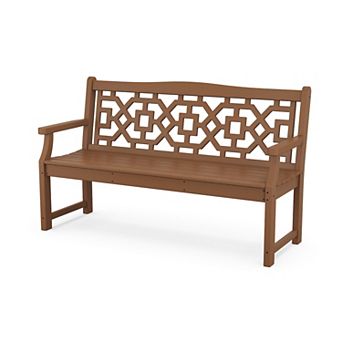 Martha Stewart by POLYWOOD Chinoiserie Outdoor Garden Bench