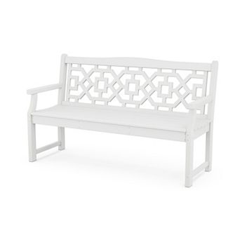 Martha Stewart by POLYWOOD Chinoiserie Outdoor Garden Bench