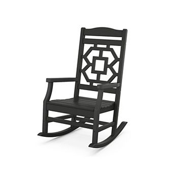 Martha Stewart by POLYWOOD Chinoiserie Outdoor Rocking Chair
