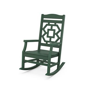 Martha Stewart by POLYWOOD Chinoiserie Outdoor Rocking Chair