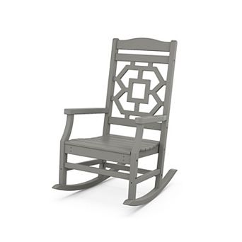 Martha Stewart by POLYWOOD Chinoiserie Outdoor Rocking Chair